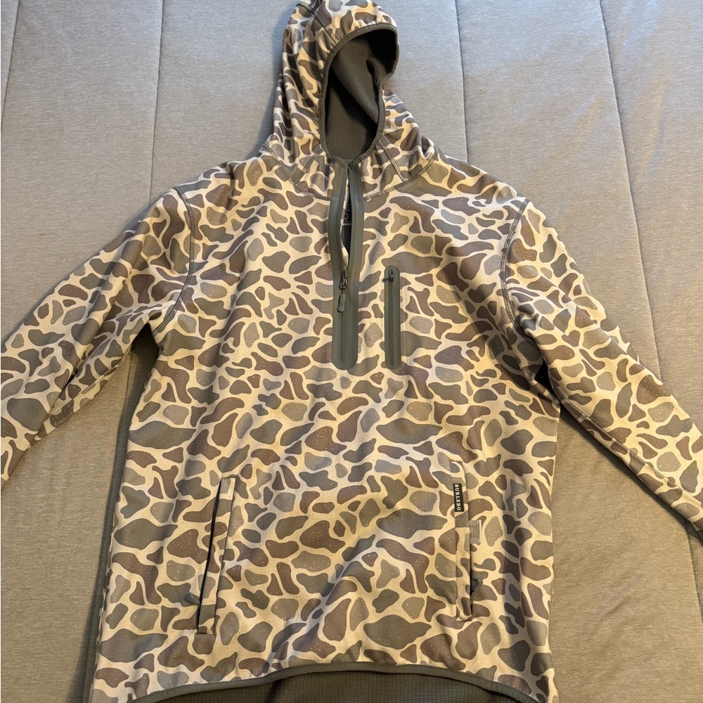 BURLEBO Camouflage Zip-Up Jacket